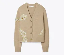 Damen Verzierter Snake Cardigan