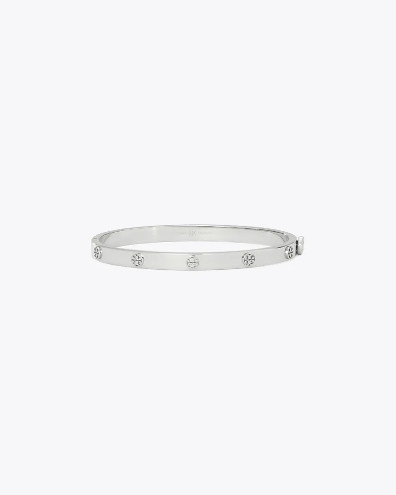 Tory Burch Damen Miller Scharnierarmreif mit Nieten, 5 mm Tory