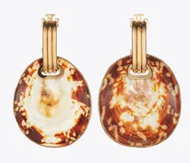Damen Runway Shell Drop Earrings