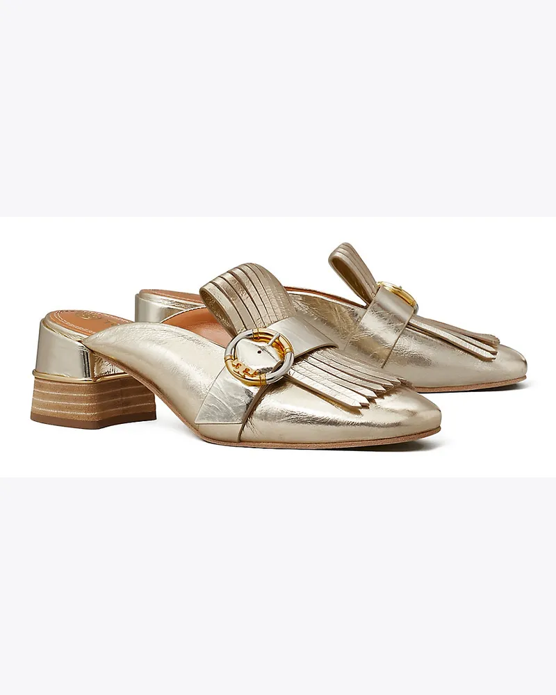 Tory Burch Kiltie Pantolette Mit Multi-Logo Spark