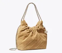 Damen Mini Fleming Hobo Bag aus weichem Wildleder