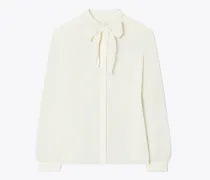 Damen Schluppenbluse aus Georgette