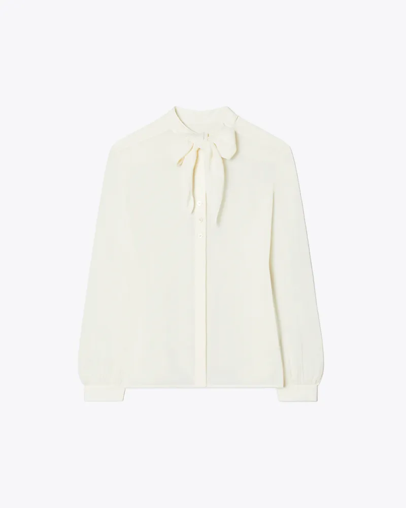 Tory Burch Damen Schluppenbluse aus Georgette New