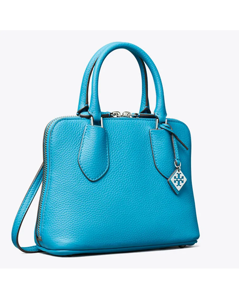 Tory Burch Mini Swing Satchel Cerulean