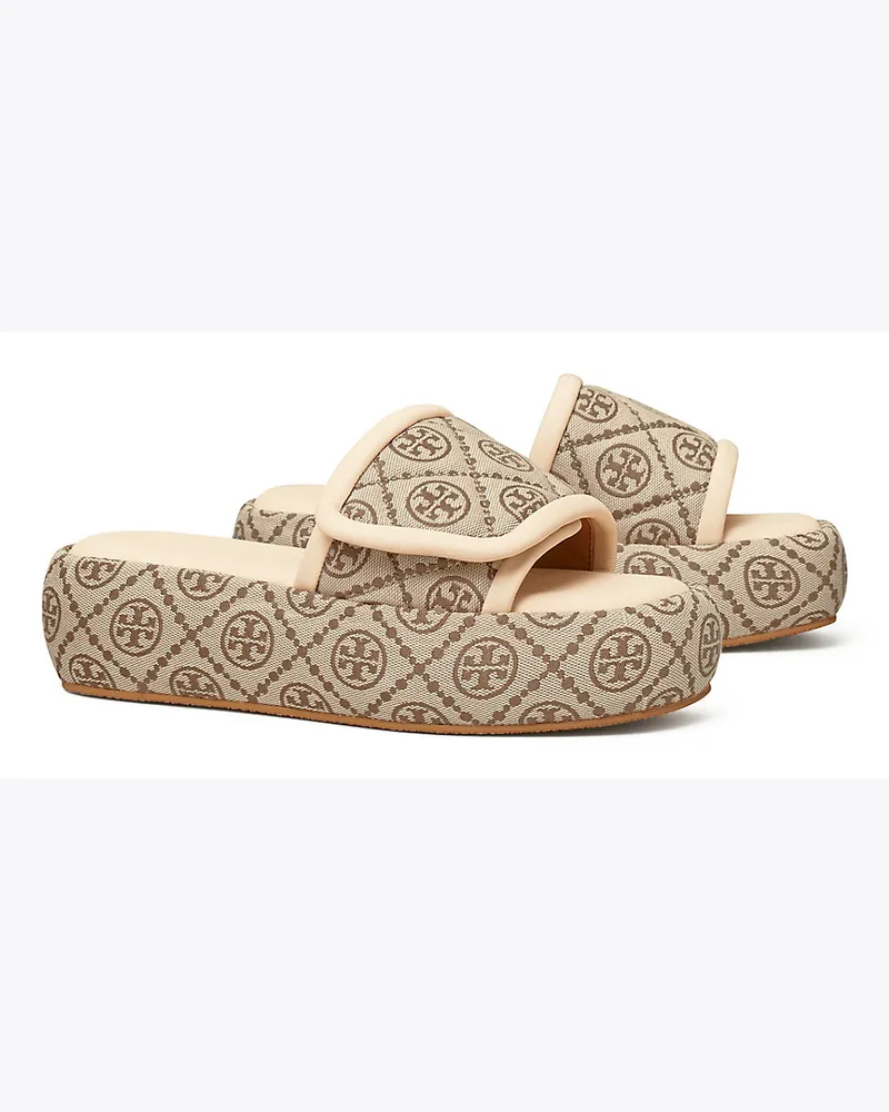 Tory Burch Bubble Slide Mit T-Monogramm Hazel