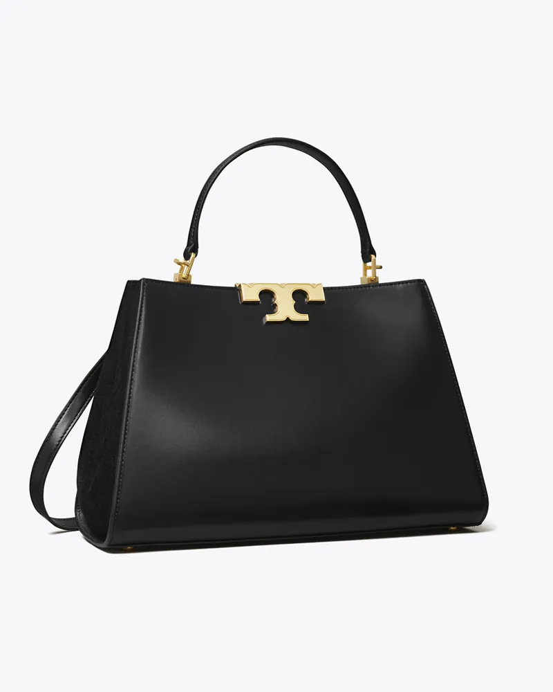 Tory Burch Damen Eleanor Henkeltasche in Schwarz Black