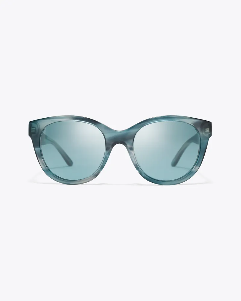 Tory Burch Damen Miller Round Teal