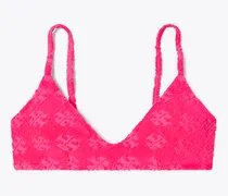 Damen Logo Bikinioberteil aus Terry
