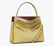 Damen Kleine Lee Radziwill Double Bag mit Prägung