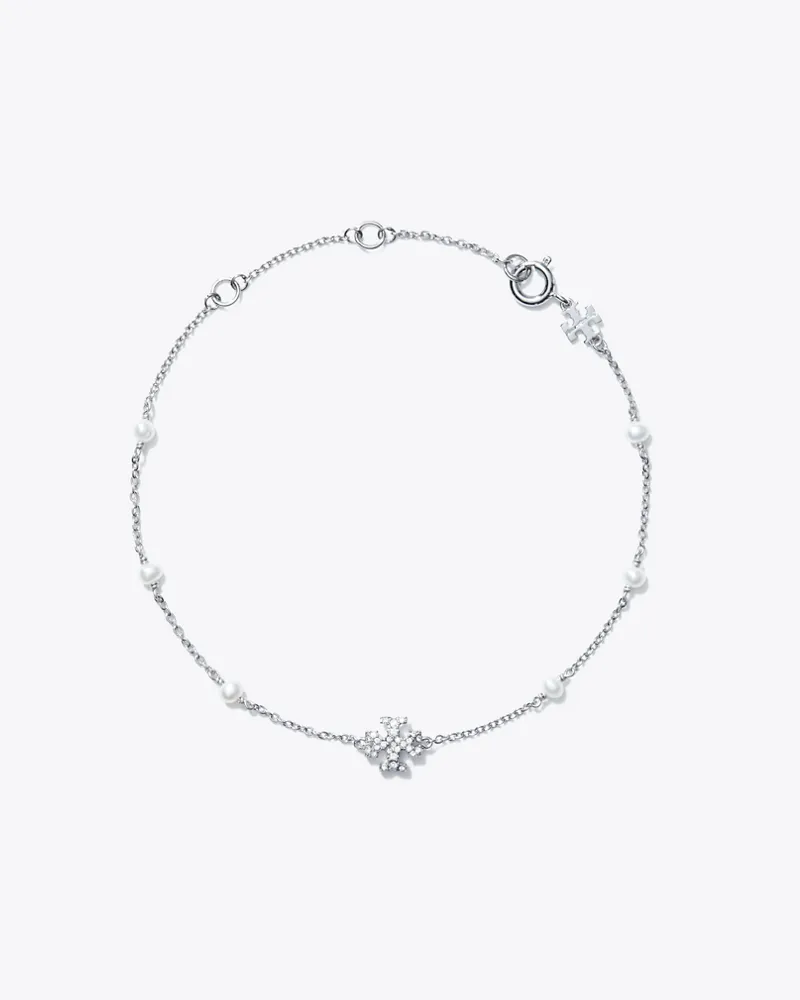 Tory Burch Damen Delicate Kira Pearl Bracelet Tory
