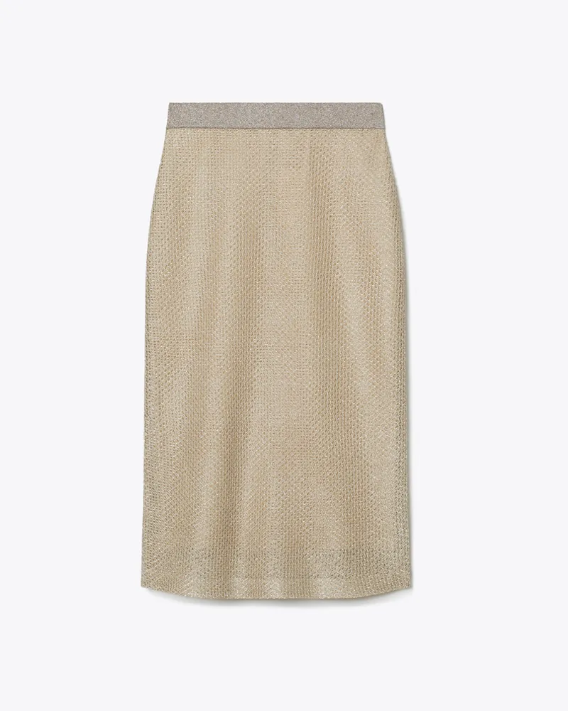 Tory Burch Damen Mesh Skirt Starlight