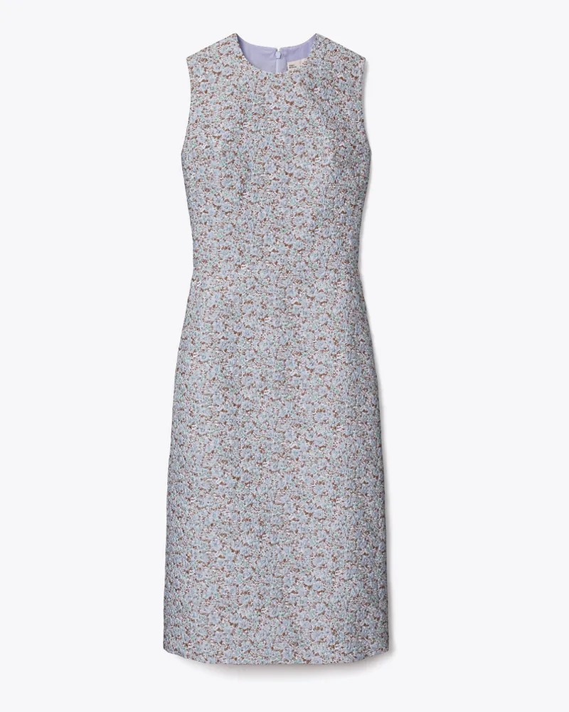 Tory Burch Damen Jacquardkleid Blue
