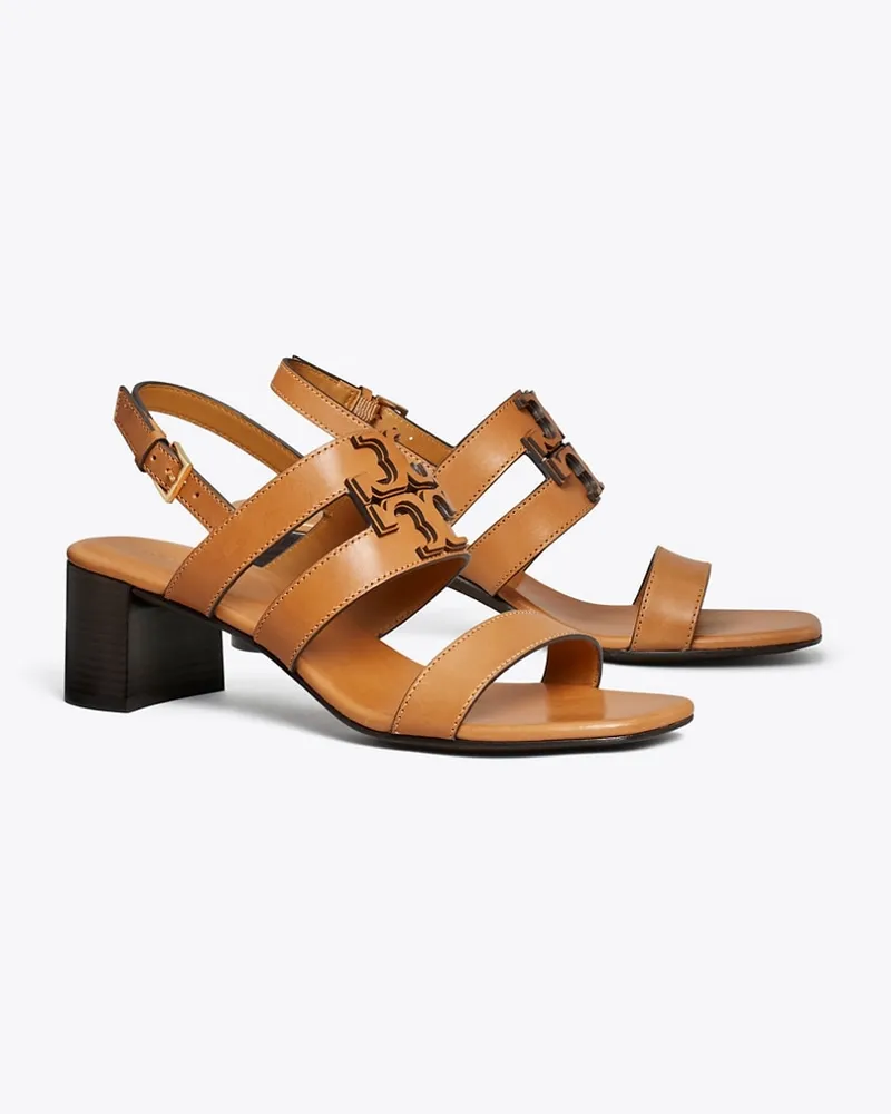 Tory Burch Damen Ines Sandale mit Absatz Camello