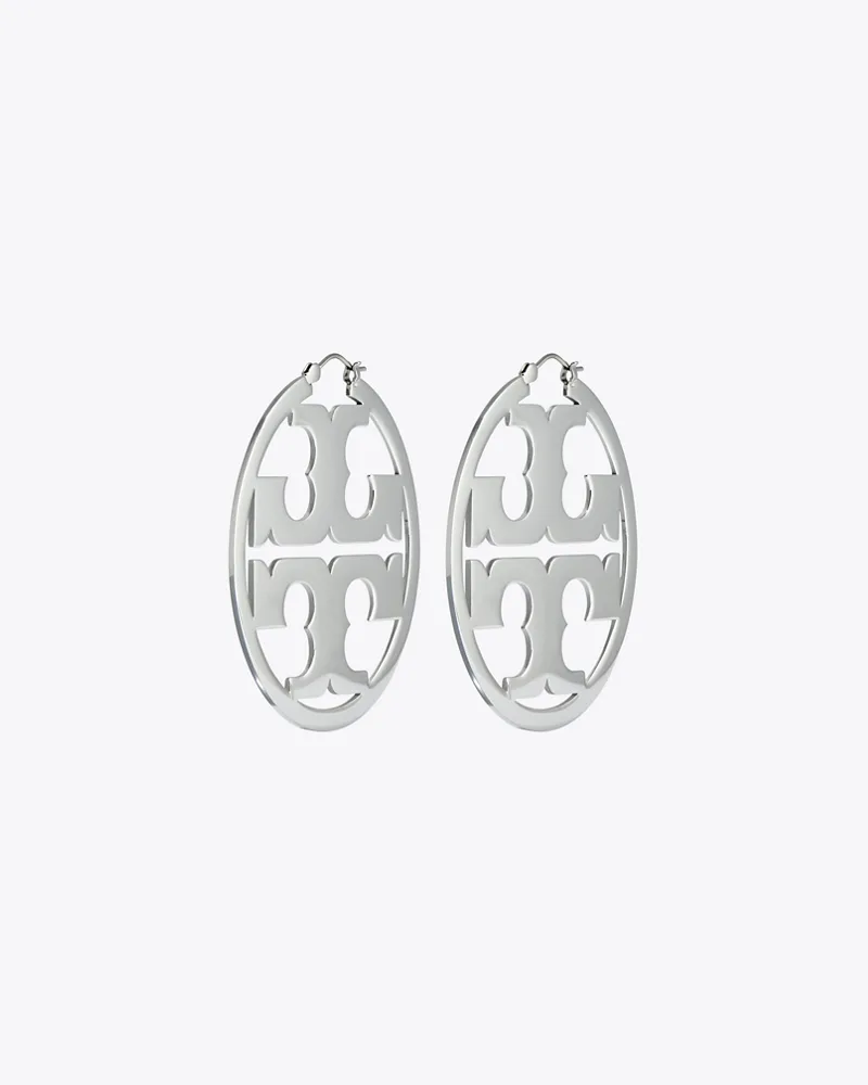 Tory Burch Damen Miller Creole in Silber Tory