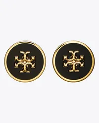 Tory Burch Kira Enamel Circle-Stud Earring Tory