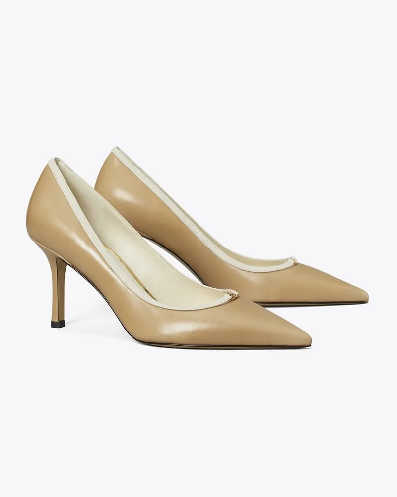 Tory Burch Damen Pumps mit Doppel-T und Schnalle Cantucci