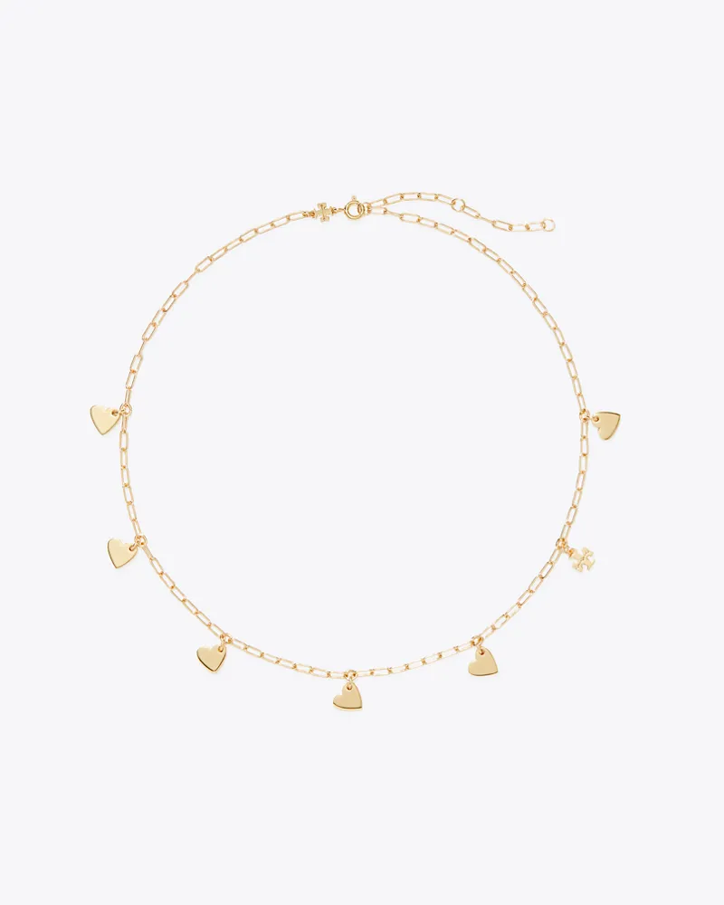 Tory Burch Damen Curiosity Heart Halskette Tory