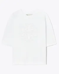 Tory Burch Relaxed Logo T-Shirt White