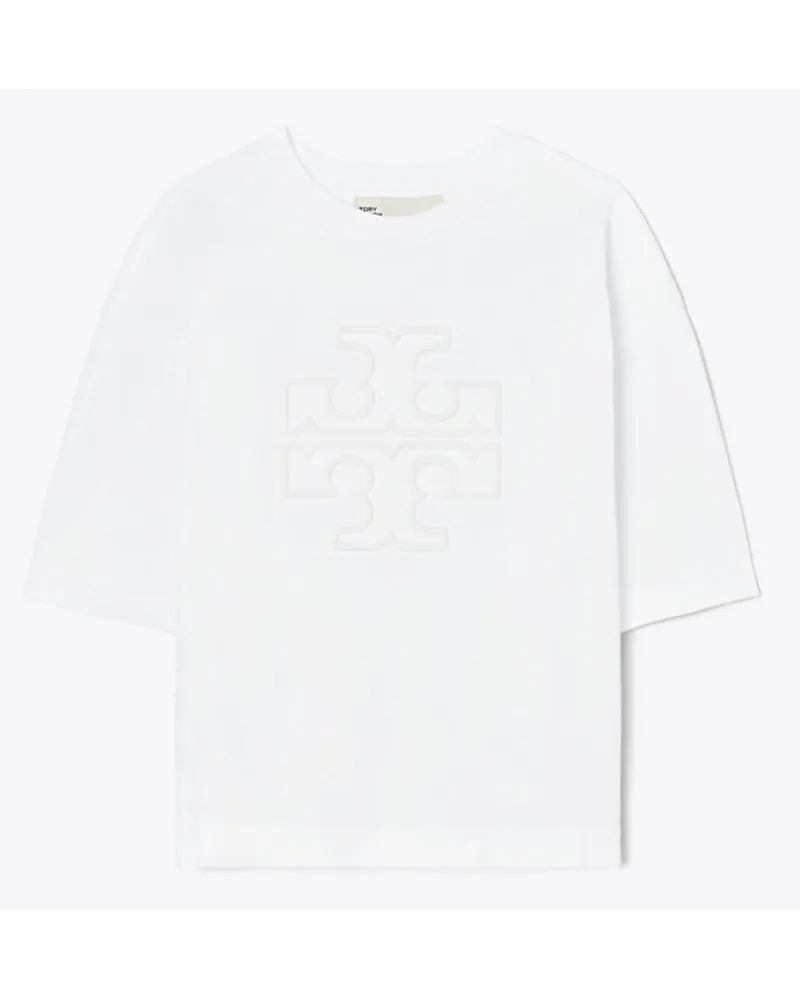 Tory Burch Relaxed Logo T-Shirt White