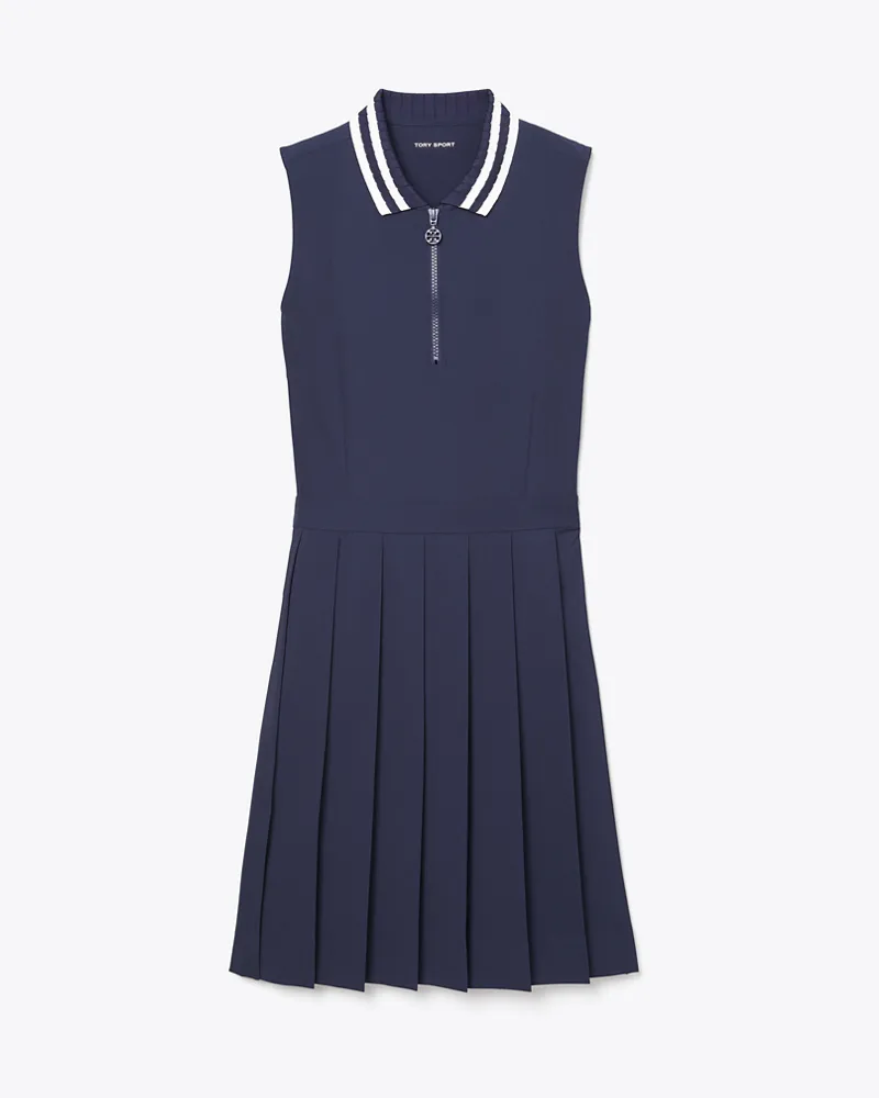 Tory Burch Damen Golfkleid mit Falten in Blau Tory