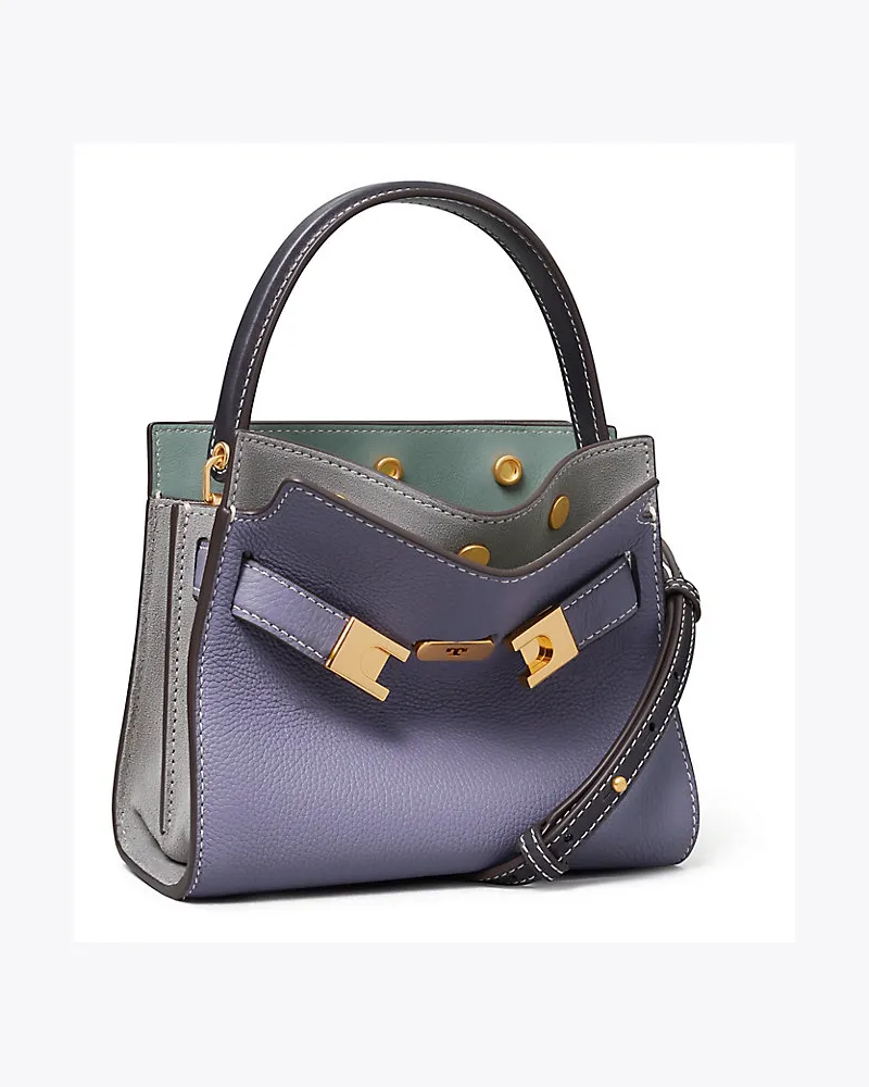 Tory Burch Lee Radziwill Petite Double Bag Aus Strukturleder 