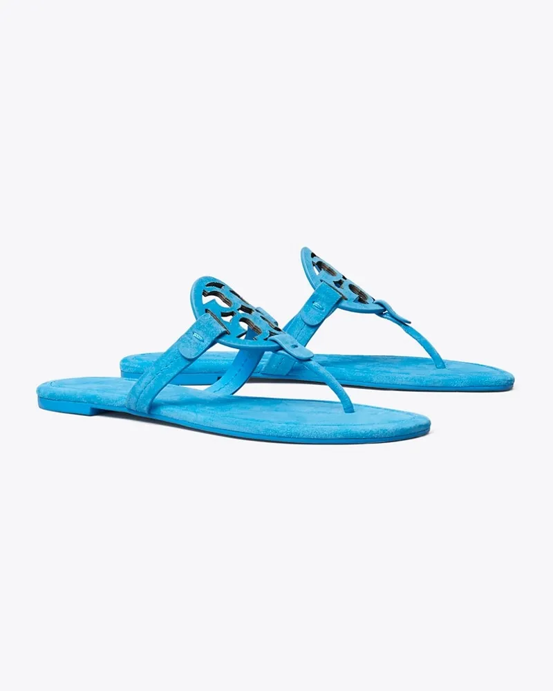 Tory Burch Damen Miller Sandale aus Wildleder Deep