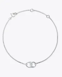 Tory Burch Embrace Ambition Chain Bracelet Silver