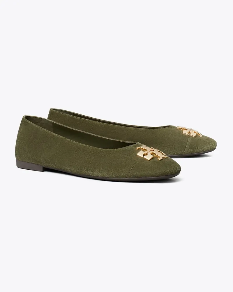Tory Burch Charlie Ballerina Dark