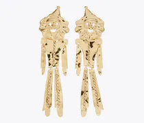 Damen Runway Clown Ohrringe