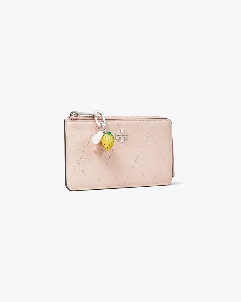 Tory Burch Gestepptes Charlie Kartenetui mit Reißverschluss Soft