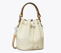 Damen Strukturierte Mini Bucket Bag mit T-Monogramm