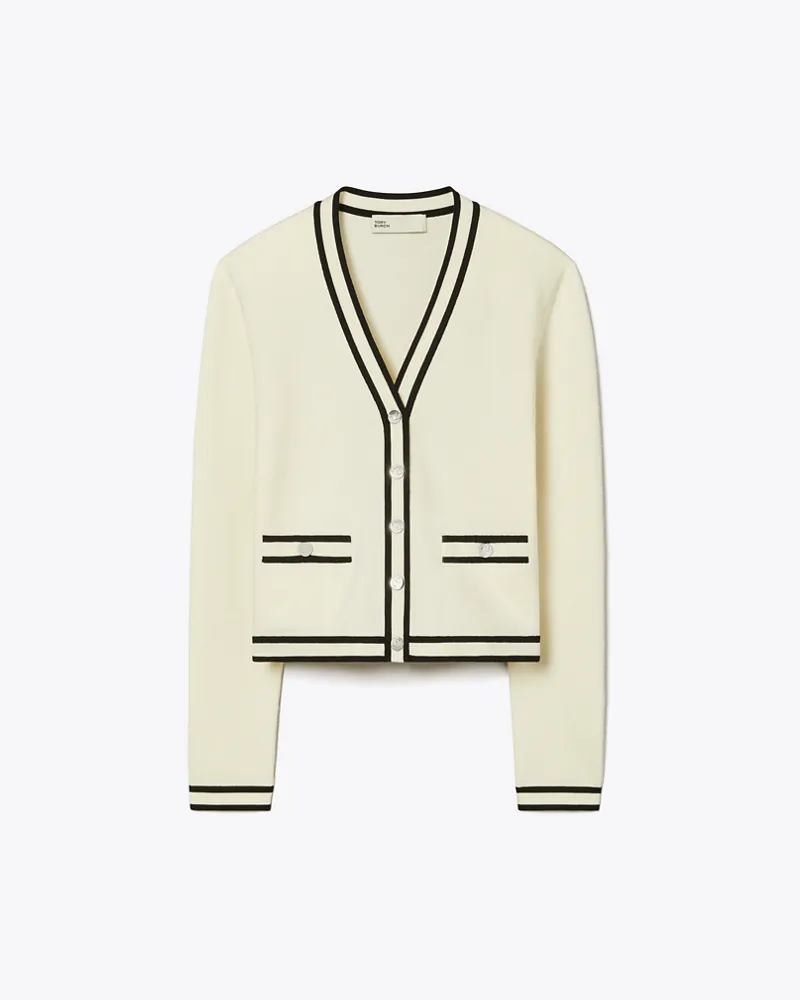 Tory Burch Damen Kendra Figurbetonter Cardigan New