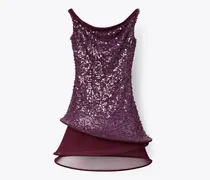 Damen Kleid mit Pailletten und Reifen