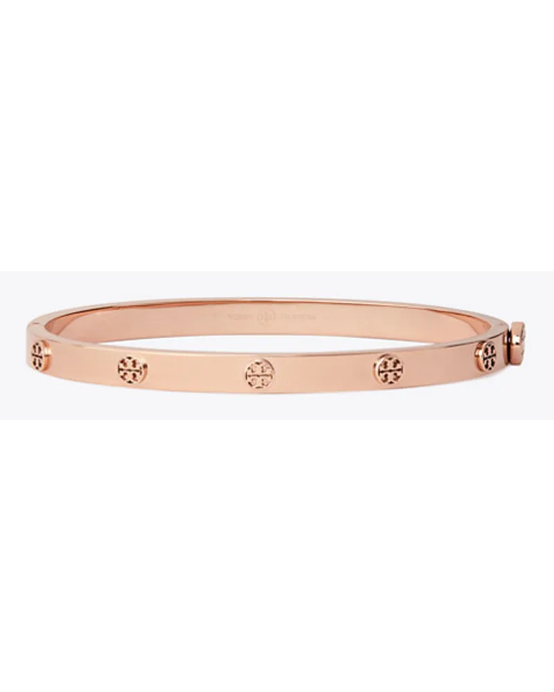 Tory Burch Miller Stud Hinge Bracelet, 5MM Rose