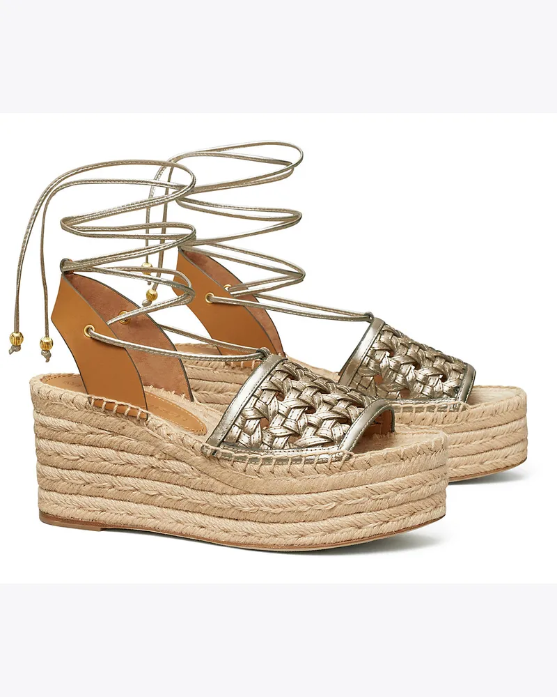 Tory Burch Plateau-Espadrille Mit Korbgeflecht Spark