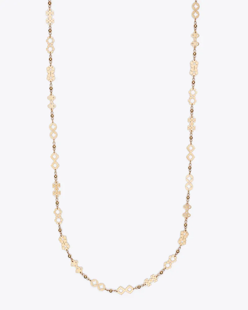 Tory Burch Long Forget Me Not Necklace Tory