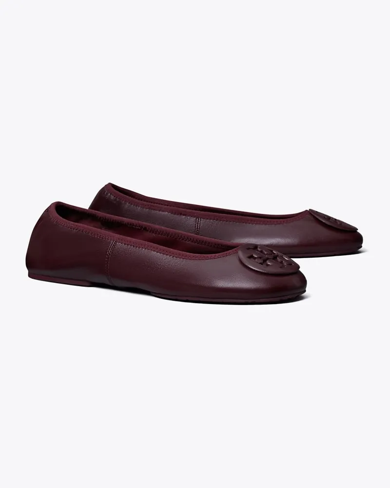 Tory Burch Reva Travel Ballerina Dark
