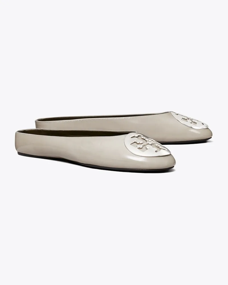 Tory Burch Reva Ballerina-Pantolette Gray