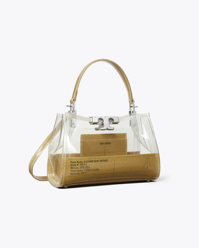 Tory Burch Damen Mini Eleanor Clear Henkeltasche Clear