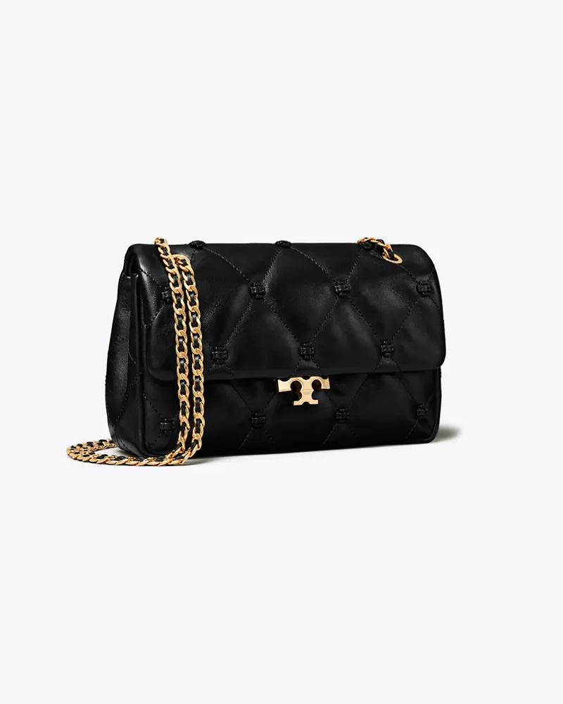 Tory Burch Kleine Bunny Knot Schultertasche Black