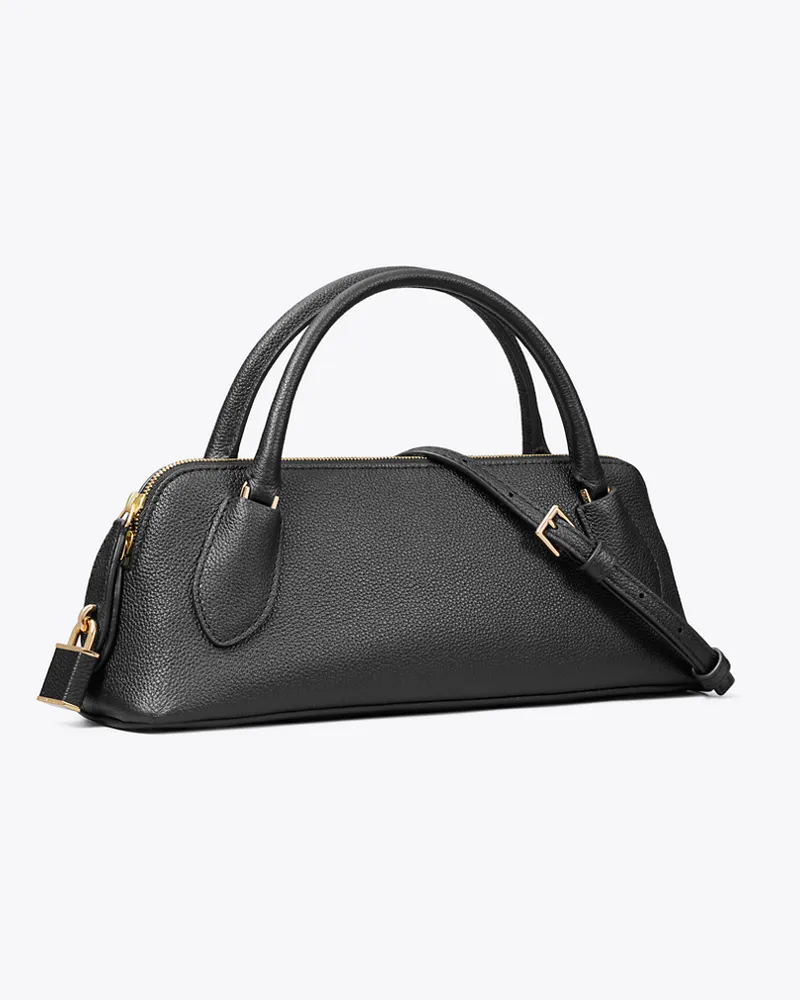 Tory Burch Lock Henkeltasche Black