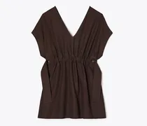 Damen Leinenkleid mit Gürtel