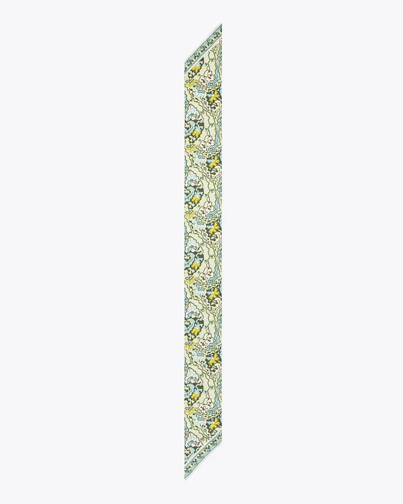 Tory Burch Damen Dream Schleifenband aus Seide mit Paisleymuster Dream