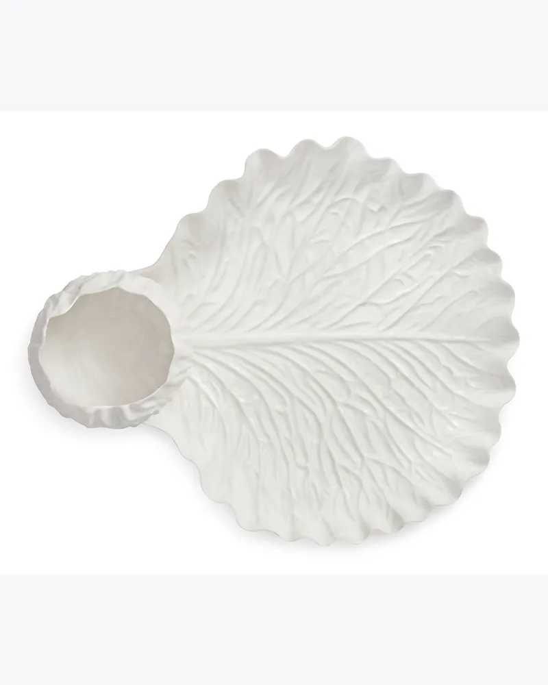 Tory Burch Lettuce Ware Crudité Dish 