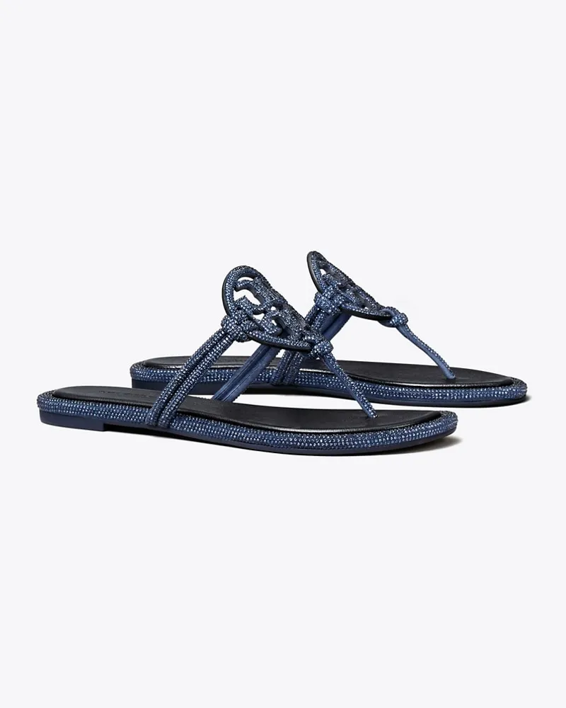 Tory Burch Miller Sandale mit Pavé und Knoten Perfect