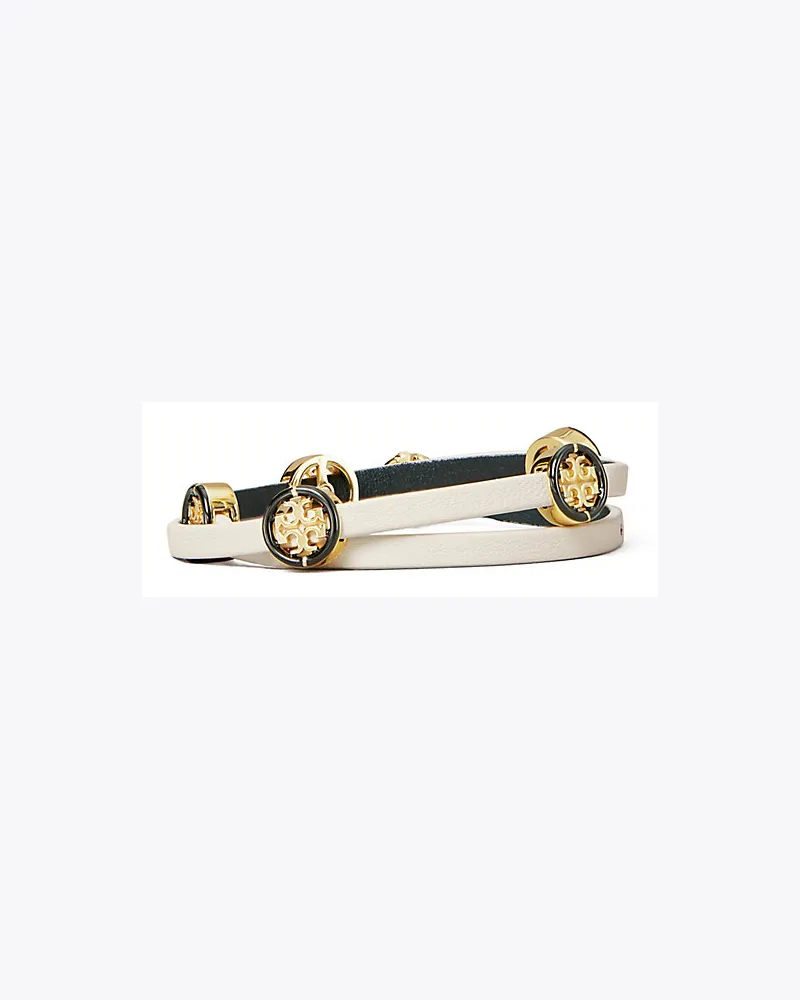 Tory Burch Doppelreihiges Miller Wickelarmband Mit Emaille 