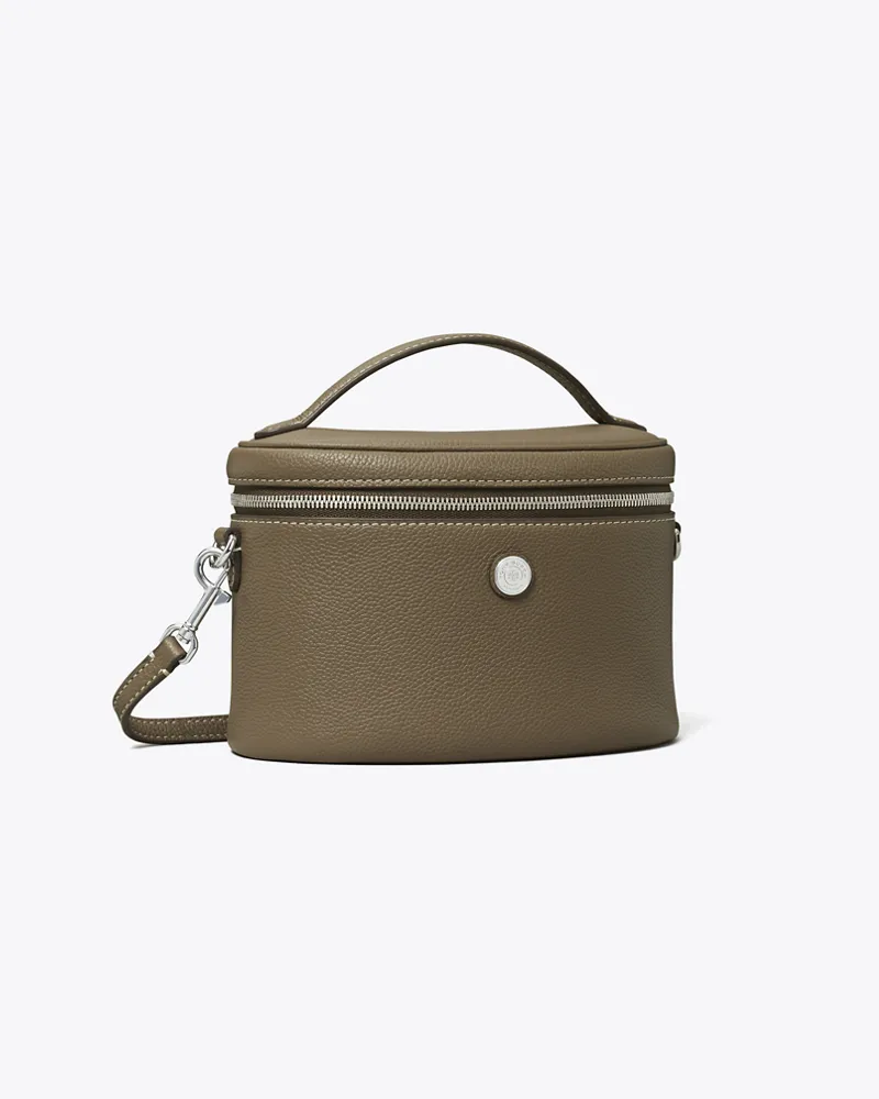 Tory Burch Damen Weiche Kosmetiktasche mit Struktur Wild