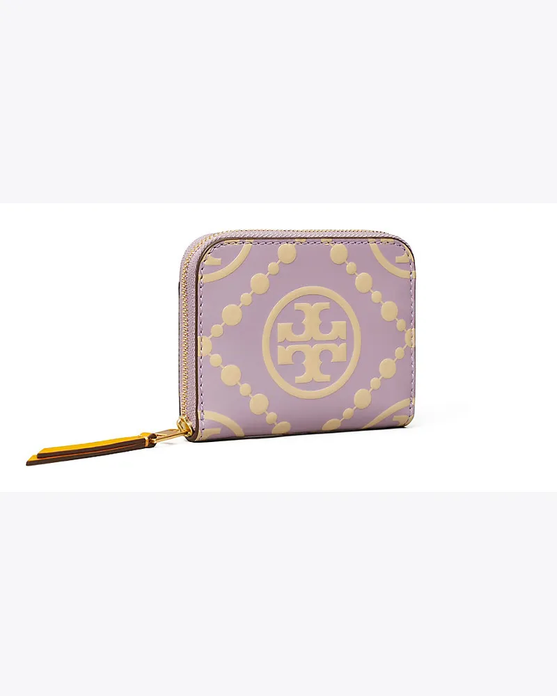 Tory Burch Geprägtes Münzetui Mit T-Monogramm Und Reißverschluss 
