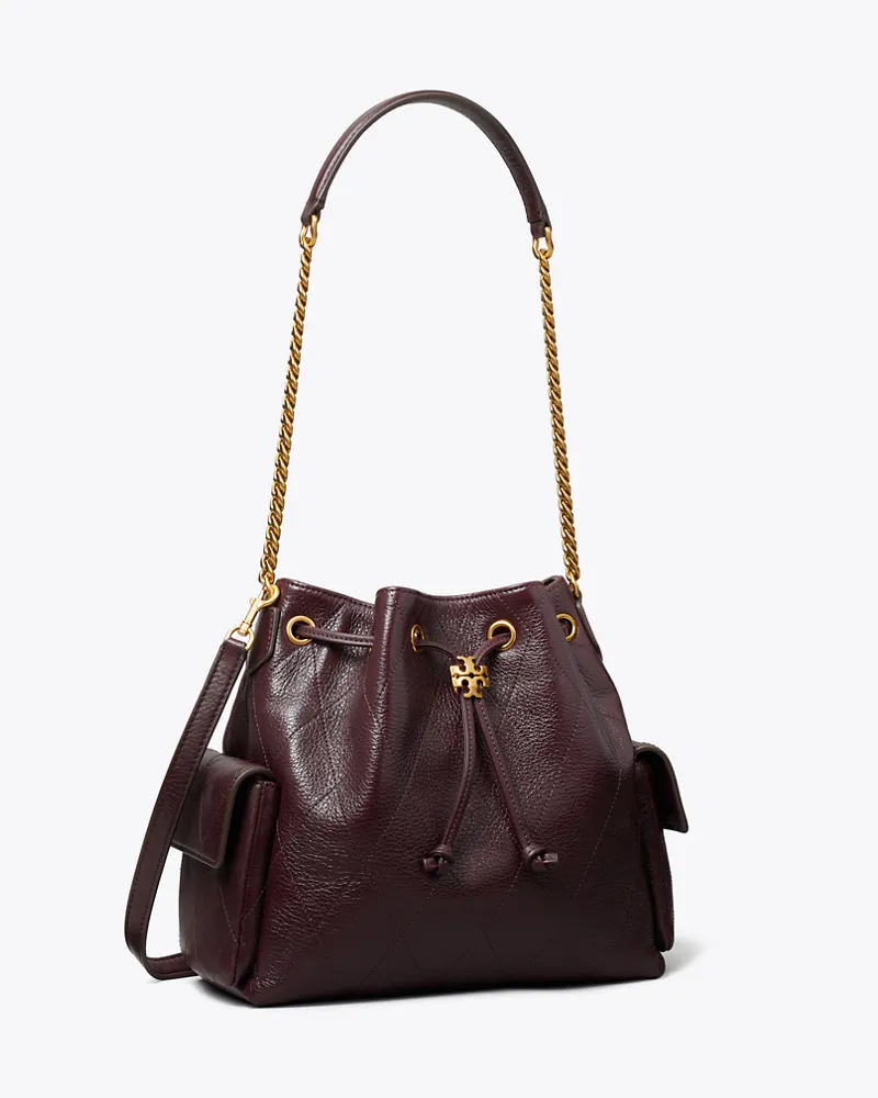 Tory Burch Gesteppte Charlie Schultertasche mit Tunnelzug Vintage