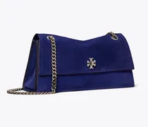 Damen Kira Schultertasche aus Wildleder mit Drehverschluss